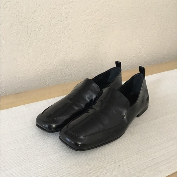 By Far Nick Chain Anklet Patent Leather Loafers size 37 missing chains - Picture 2 of 13